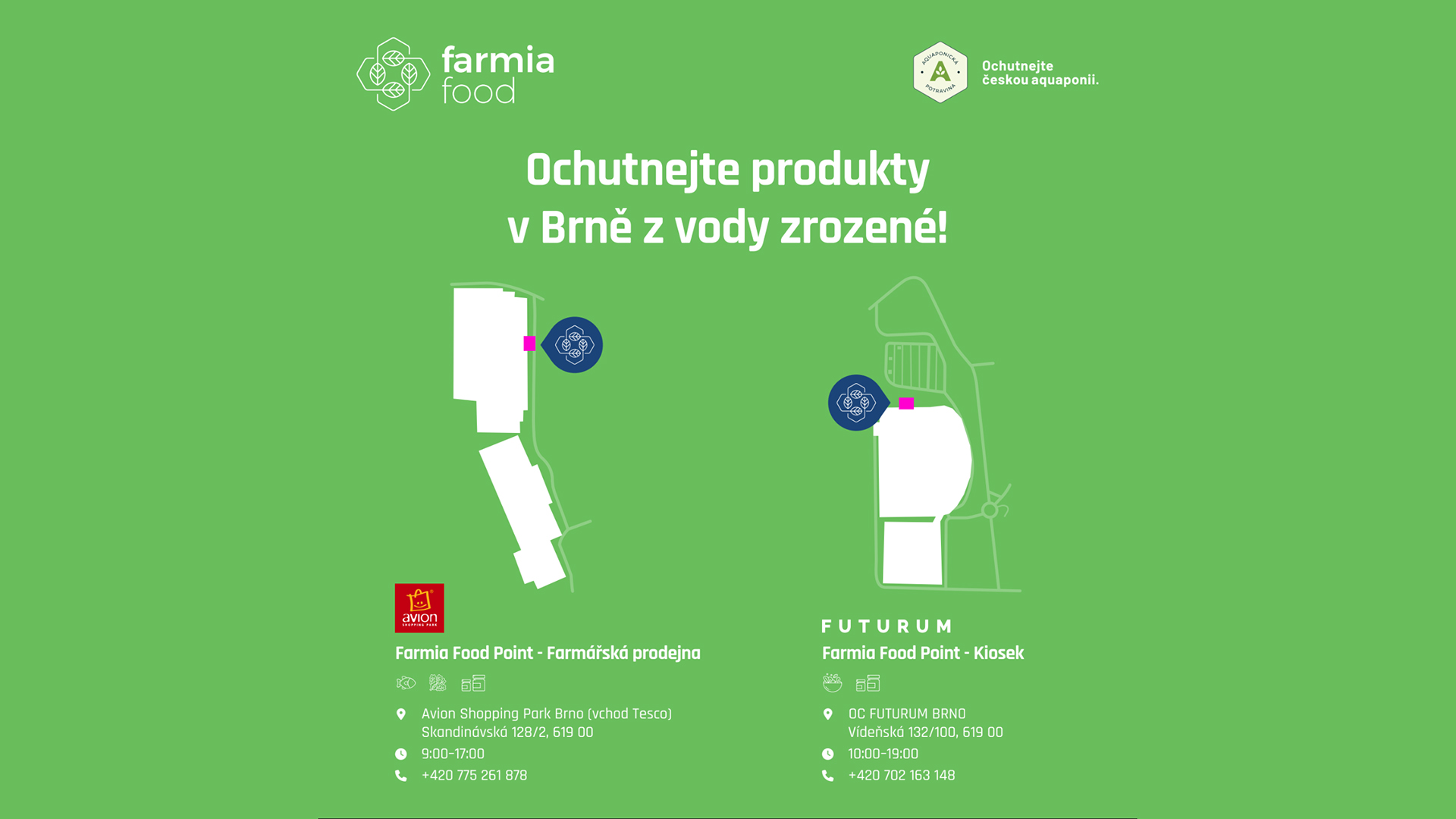 Rozšiřujeme síť aquaponických prodejen v Brně