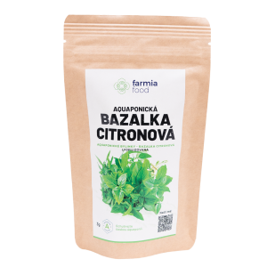 Aquaponická bazalka citronová lyofilizovaná