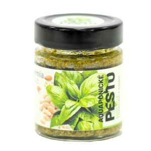 Aquaponické bazalkové pesto