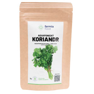 Aquaponický koriandr lyofilizovaný