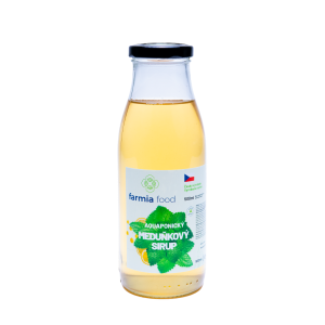 Aquaponický  meduňkový sirup 500 ml